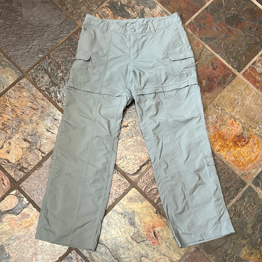 The North Face Women's Light Gray Convertible Cargo Pants